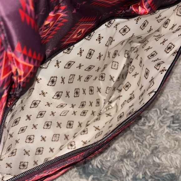 Lug x Mary DeAngelis Classic Duffel w/ Crossbody Strap-Drifter~Honeycomb Multi - Picture 11 of 12